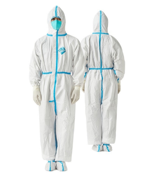 连体式含脚套灭菌级医用一次性防护服