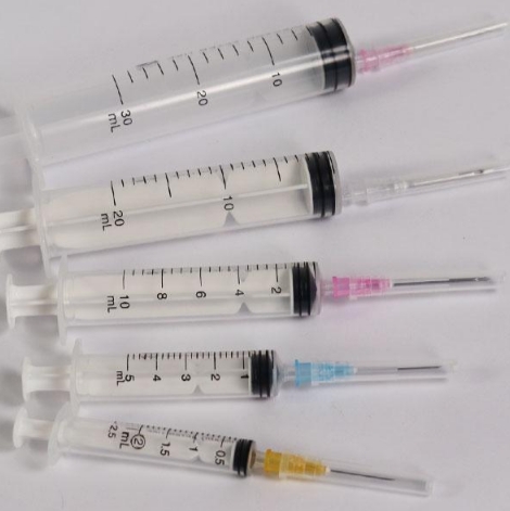 XWRY-20mL一次性无菌空芯杆机用溶药注射器（带针）
